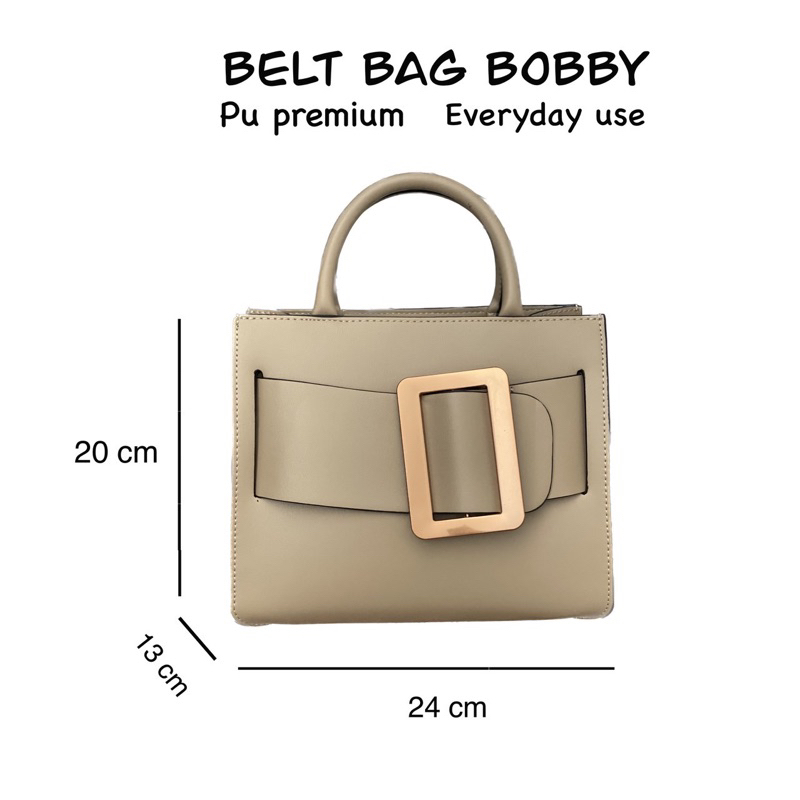 boyy-belt-bag-24cm-งานสั่งผลิตสดๆร้อนๆ-พร้อมเสิร์ฟแล้วค่า-หนัง-pu-premium-ทรงสวย