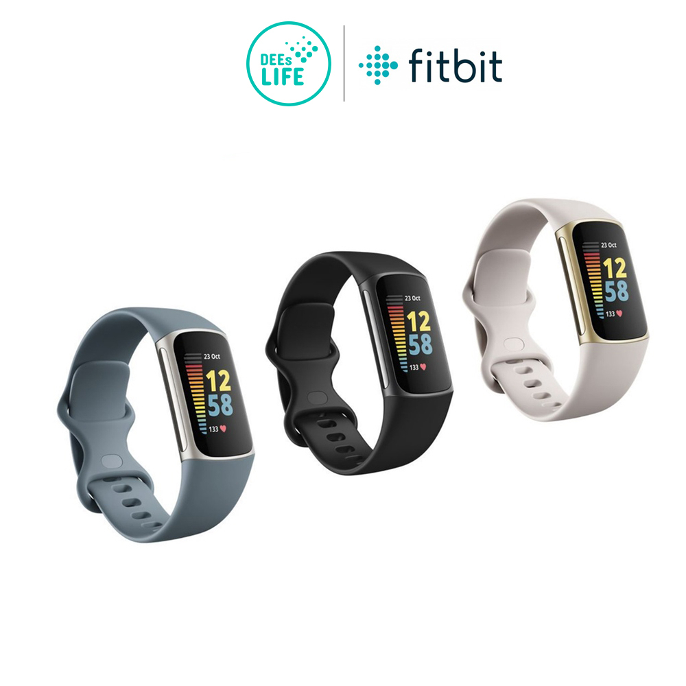 มีประกัน-fitbit-ฟิตบิท-แทรคเกอร์ออกกำลังกายเพื่อสุขภาพ-รุ่น-charge-5