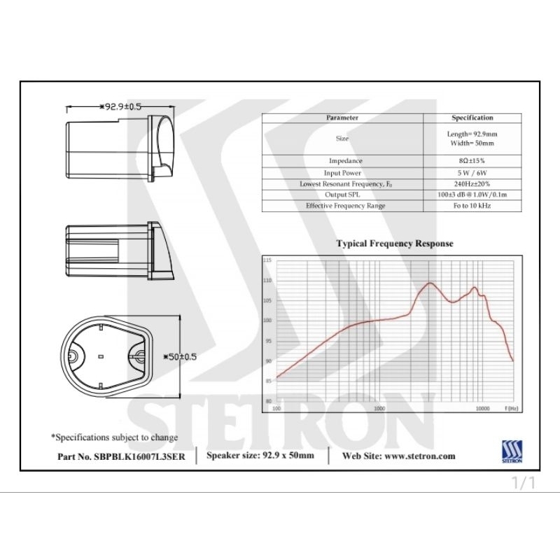 stetron-อเมริกาลำโพง-1-5-นิ้ว-fullrange