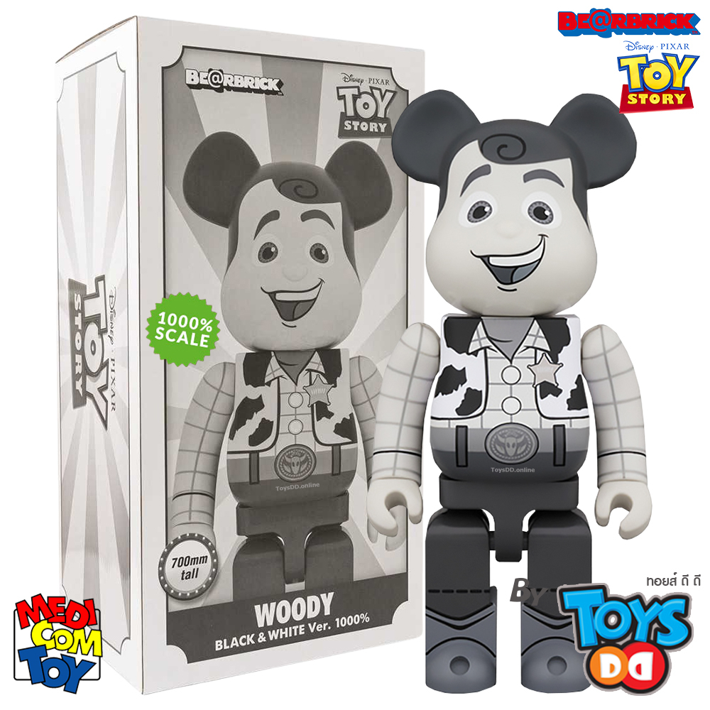BE@RBRICK WOODY B&W Ver. 1000% BE@RBRICK WOODY B&W Ver. 1000%