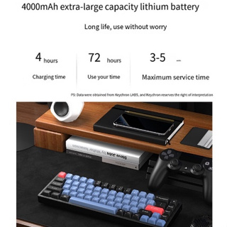 ภาพขนาดย่อของภาพหน้าปกสินค้าKeychron K6 Pro QMK/VIA Change Key Mechanical Keyboard Bluetooth/Wired RGB Customized Keyboard จากร้าน pop_model บน Shopee ภาพที่ 7