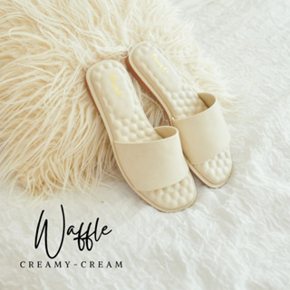 รองเท้า Finest Shoes : Waffle | Massage sandals: Creamy