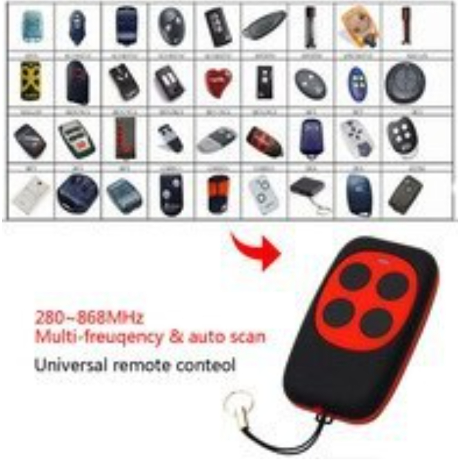 280-868-mhz-universal-clone-remote-control-key-electic-gate-garage-door-กุญแจสำรอง