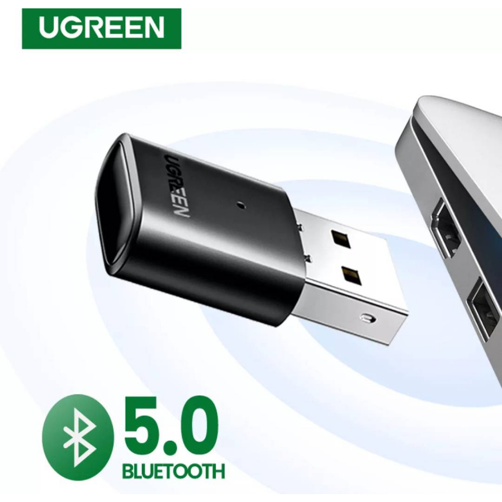 รูปภาพสินค้าแรกของUGREEN รุ่น 80889 Wireless USB Bluetooth 4.0, 5.0 ตัวรับส่งสัญญาณ *สำหรับ PC, LAPTOP, WIN XP, VISTA 7/8/10