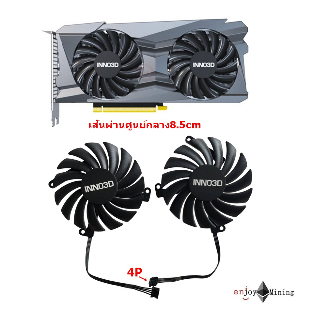 พัดลมการ์ดจอ-inno3d-rtx3060ti-twin-x2-oc-fan