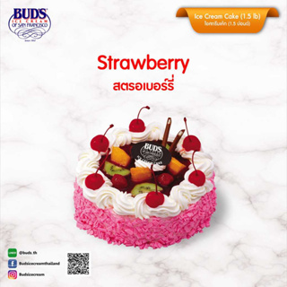 BUDS Ice Cream Cake Strawberry 1.5 lb