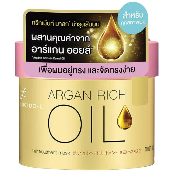 Lucido-L Angal Rich Oil Hair Treatment Cream – 150 G, Mit Grüntee-Extrakt (Harajuku Culture Pack)