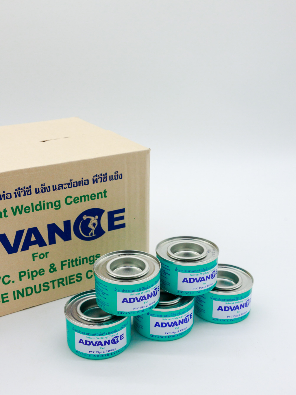 กาวทาท่อ กาวพีวีซี PVC ADVANCE ขนาด 50กรัม (**ยกลัง**) | Shopee Thailand
