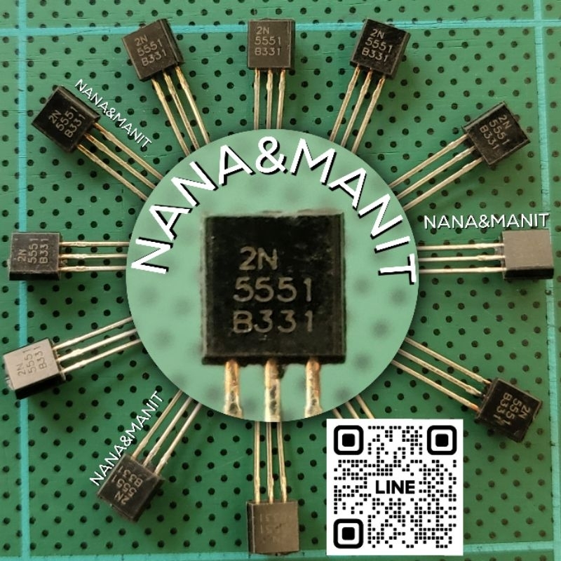 Chanzon 100 Stück 2N5551 NPN-Transistor TO-92 – 160V / 0,6A Für DIY-Elektronik