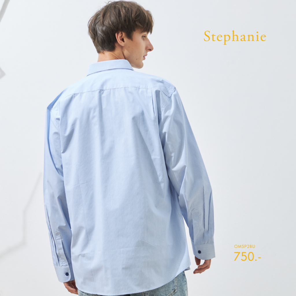 gsp-stephanie-เสื้อมีปก-แขนยาว-เสื้อเชิ้ตสีฟ้า-ชาย-omsp2bu