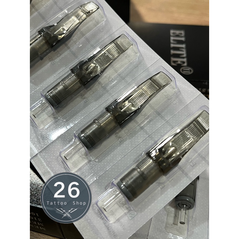 elite-ii-needle-cartridge-เเบ่งขาย-เล่ม-อุปกรณ์การสัก-tattoo