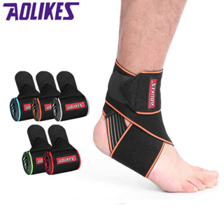Aolikes  สายรัดข้อเท้า ที่พยุงข้อเท้าช่วยซัพพอร์ตกล้ามเนื้อข้อเท้า ป้องกันข้อเท้าแพลง เหมาะกับกี่ฬาหลากหลายประเภท
