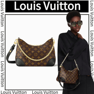 🎈หลุยส์ วิตตอง  Louis Vuitton BOULOGNE กระเป๋าครัวซองต์ / กระเป๋าถือโซ่ 💖