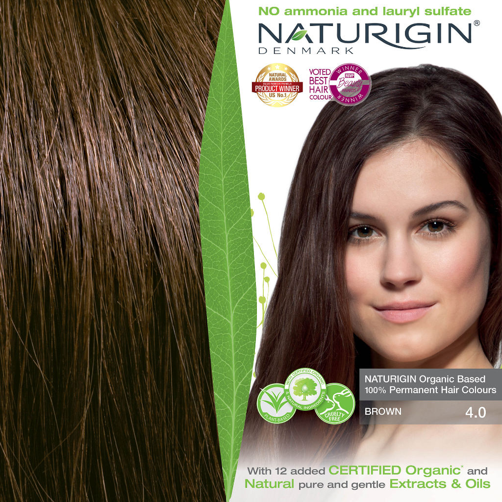 naturigin-brown-4-0-สีน้ำตาลธรรมชาติ-สีผมออร์แกนิค-นำเข้าจากเดนมาร์ก-ทำได้เองที่บ้าน