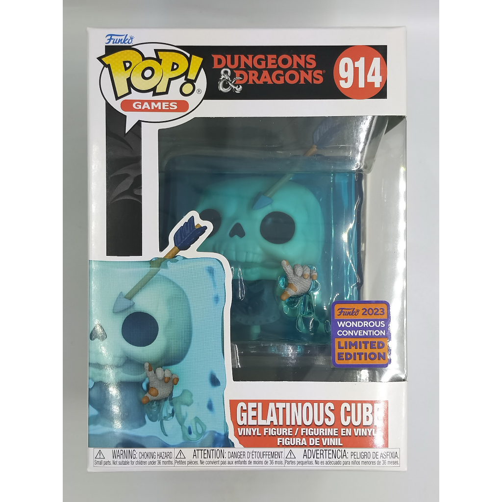 Wondercon 2023 Funko Pop Dungeons & Dragons Blue Gelatinous Cube 914