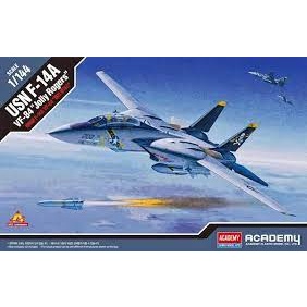 โมเดลประกอบ Academy Model 1/144 AC12626 USN F-14A VF-84 "JOLLY ROGERS"