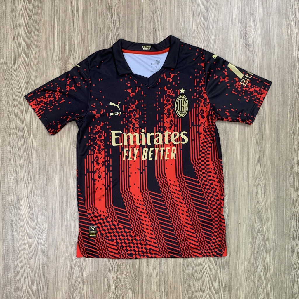 เสื้อทีมฟุตบอล Ac milan 2024 งานดีมาก เกรด AAA Shopee Thailand