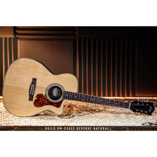 กีต้าร์โปร่ง Guild OM-250CE Reserve Natural SITKA SPRUCE / ROSEWOOD กีตาร์ Acoustic Guitar กีตาร์โปร่ง