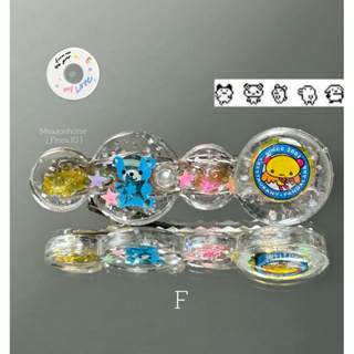 F ; Twinkle Glitter ミ★ Sanrio Sanx hair clips, handmade with love &lt;3 กิ๊บหนีบผม ʕ·ᴥ·　ʔ