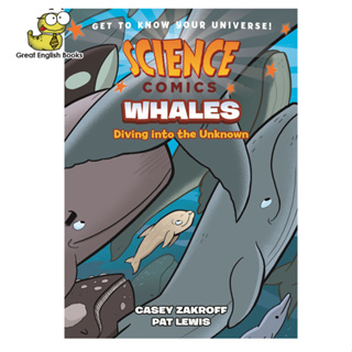 (*ใช้โค้ดรับcoinคืน10%ได้*) พร้อมส่ง Science Comics: หนังสือการ์ตูนภาษาอังกฤษ เรื่องปลาวาฬ Whales