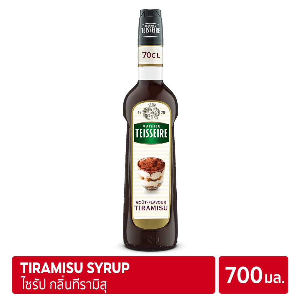ภาพหน้าปกสินค้าMathieu Teisseire Tiramisu Syrup 700ml  ไซรัป แมททิวเตสแซร์ กลิ่นทีรามิสุ จากร้าน gds_official บน Shopee