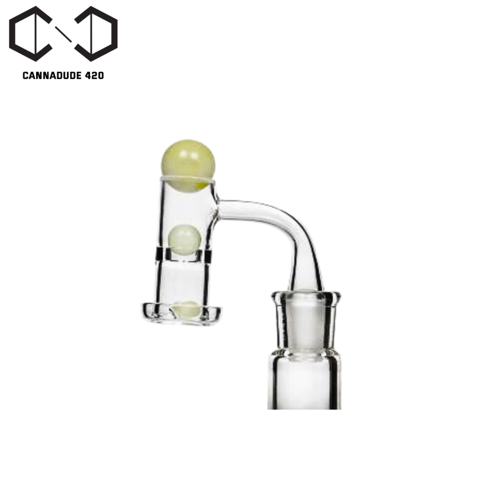 บ้องแก้ว Quartz Banger with Three Ball 14 mm แจกันแก้ว QN84 Shopee
