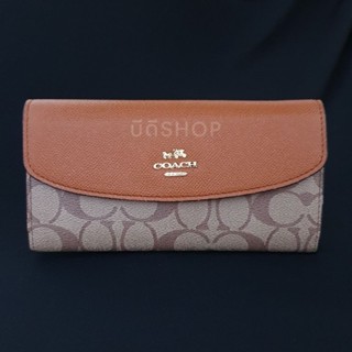 กระเป๋าสตางค์ COACHH SIGNATURE SLIM ENVELOPE WALLET