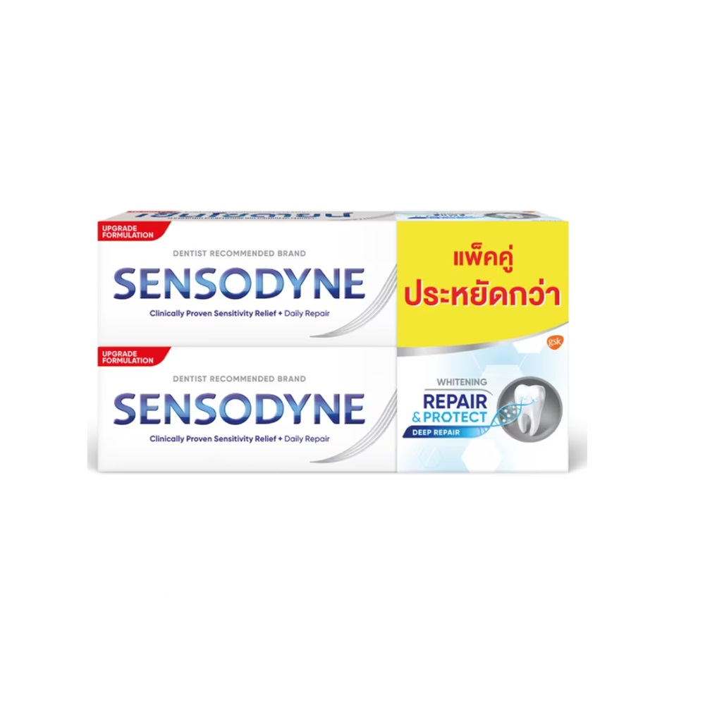 sensodyne-toothpaste-repair-amp-protect-100-g-2-pcs-เซ็นโซดายน์-ยาสีฟัน-สูตรรีแพร์-amp-โพรเทคท์-100-ก-แพ็ค-2