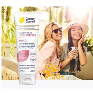 Cancer Council Australia Face Day Wear Moisturiser Matte SPF 50+ UVA UVB 75 ml