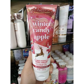 Bath &amp; Body Works Winter Candy Apple Body Cream 226ml. ของแท้