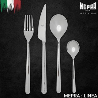 ช้อนส้อมนำเข้าจากอิตาลี Mepra รุ่น LINEA ช่วยเพิ่มประสบการณ์การรับประทานอาหาร น้ำหนักกำลังดี จับถนัดมือ