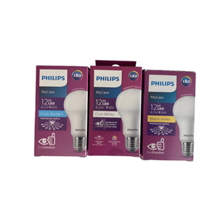 Philips LED Bulb 12w.ขั้วE27 ขั้วเกลียว รูปทรงมาตรฐาน