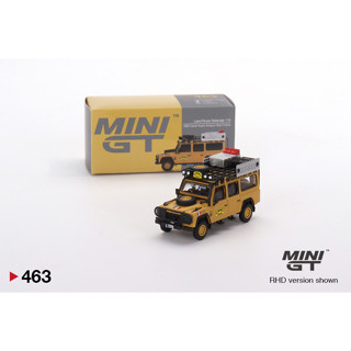 Mini GT No. 463-R Land Rover Defender 110 1989 Camel Trophy Amazon Team pcs France