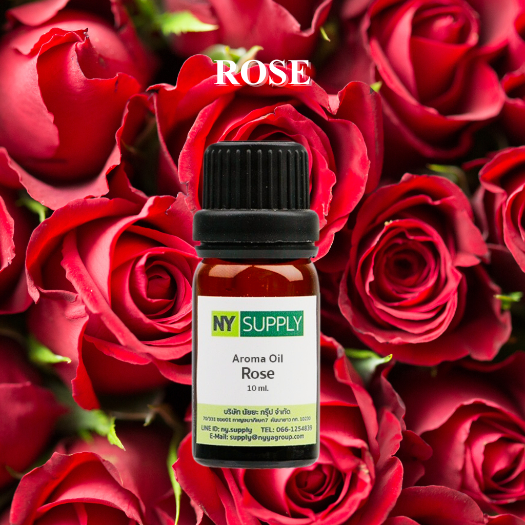 Aroma Oil Rose 10ml. (กลิ่นกุหลาบ) Shopee Thailand