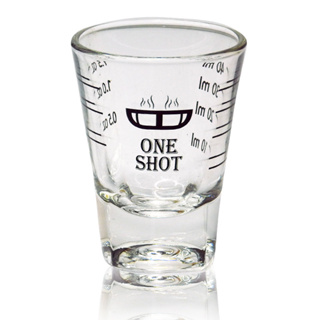 ( WAFFLE ) แก้วดีลิซิโอ้ One shot สเกลสีดำ รหัสสินค้า 1610-050
