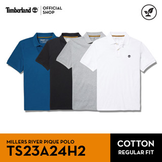 ราคาTimberland Men\'s Millers River Pique Polo เสื้อโปโล (TS23A24H2)