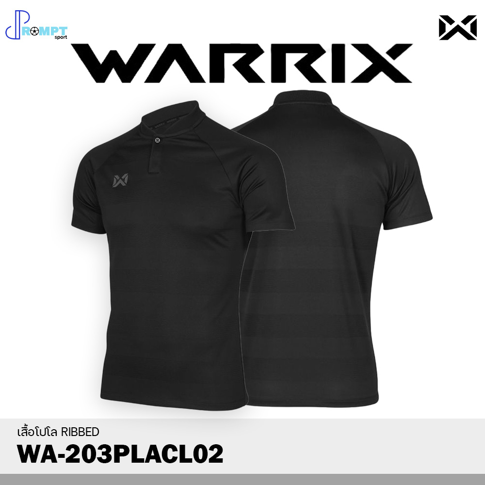 เสื้อโปโล-ribbed-เสื้อโปโลแขนสั้นวอริกซ์-warrix-รหัส-wa-203placl02-ของแท้100