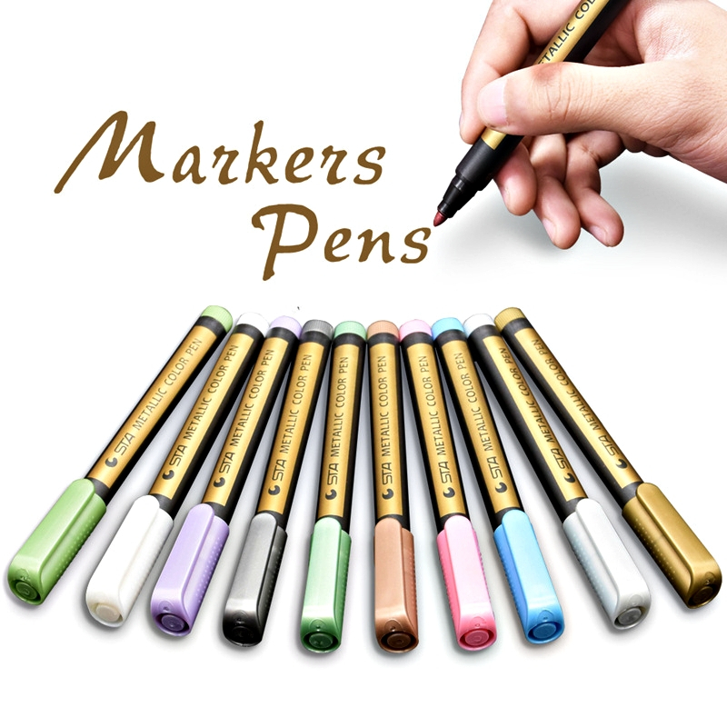 ปากกามาร์กเกอร์-กันน้ํา-มี-7-สี-ราคาต่อ-1-ชิ้น-2-มม-สําหรับทํางานศิลปะ-งานฝีมือ-วาดภาพ-diy