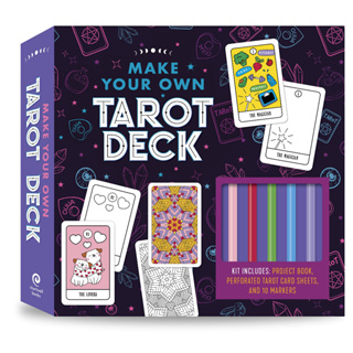 Make Your Own Tarot Deck : Kit Includes: Project Book, Perforated Tarot Card Sheets, and 10 Markers