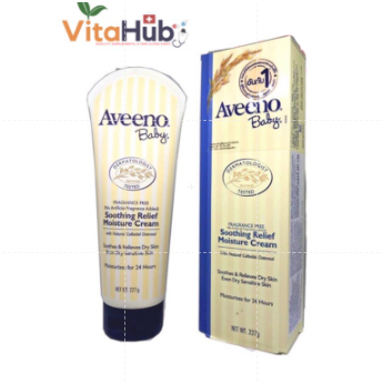 aveeno-baby-soothing-relief-moisture-cream-227gm-สูตรสำหรับผิวเด็กแห้งมากเป็นพิเศษ