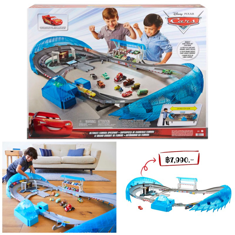 disney-and-pixar-cars-ultimate-florida-speedway-track-set-with-1-car