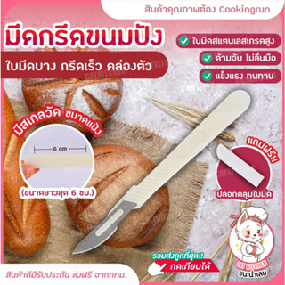 💥ส่งฟรี💥มีดกรีดขนมปัง Catkitchen สแตนเลสแท้ มีดกรีดลายขนมปัง มีดตัดบาแกตต์ มีดตัดเค้ก มีดตัดขนมปัง มีดหั่นขนมปัง