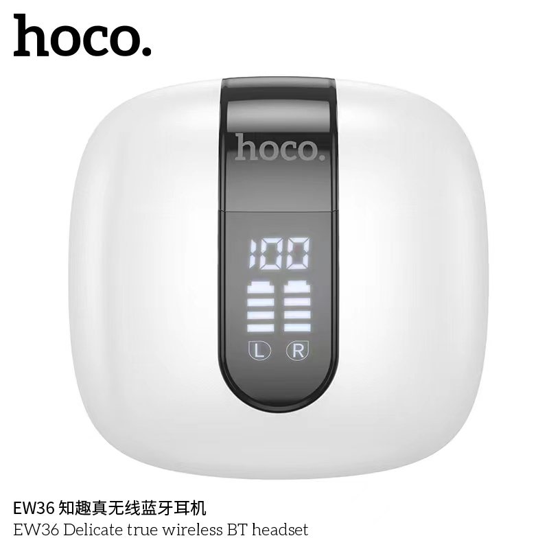 hoco-ew36-led-battery-display-true-wireless-bluetooth-5-3-earphone-หูฟังบลูทูธมีจอแสดงเปอร์เซนต์แบตเตอรี่