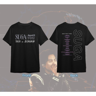 [NEW!!]​เสื้อยืดสกรีน | หมวกปักลาย SUGA BTS Agust D สินค้าแฟนแมด