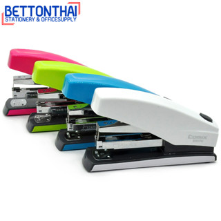 Comix B3017N Half Strip Stapler เครื่องเย็บกระดาษ2แผ่น คละสี1ชิ้น เครื่องเย็บประหยัดแรง แม็กเย็บกระดาษ สำนักงาน โรงเรียน