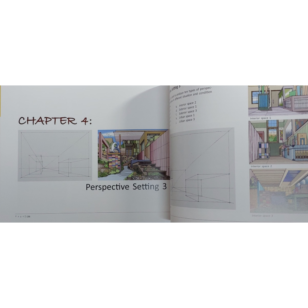 หนังสือ-สอนวาดภาพ-ออกแบบบ้าน-ภาษาอังกฤษ-perspective-creative-01-200page