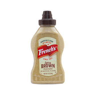 เฟร้นช์ส สไปซี่ บราวน์ มัสตาร์ด 340 กรัม -Frenchs Spicy Brown Mustard 340g.