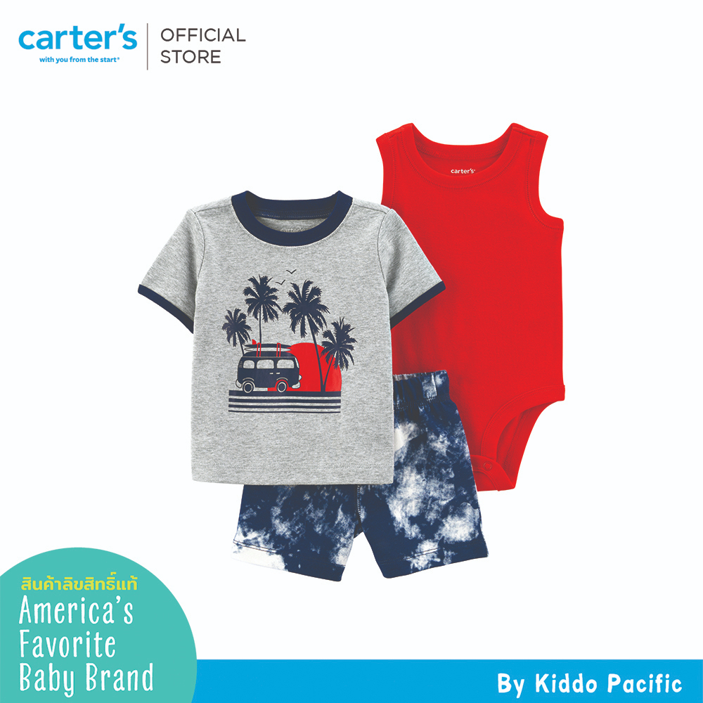 carters-3pc-dcs-grey-blue-car-art-คาร์เตอร์เสื้อผ้าชุดเด็กผู้ชาย-พิมพ์ลายรถ-3-ชิ้น-l10