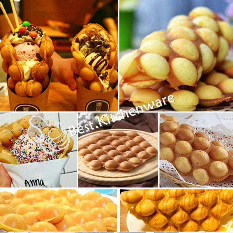 เครื่องทำวาฟเฟิลฮ่องกง-เตาวาฟเฟิลฮ่องกง-egg-puff-baker-รับประกันสินค้า-1-ปี