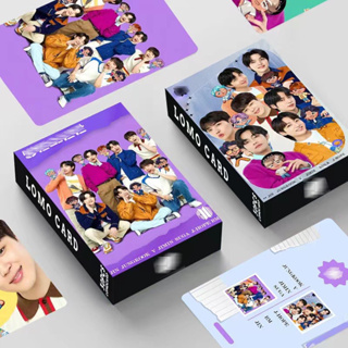 NEW🟣Lomo card BTS กระดาษสี 2 ด้าน‼️บีทีเอส BANGTAN JK JIMIN SUGA JHOPE JIN RM V